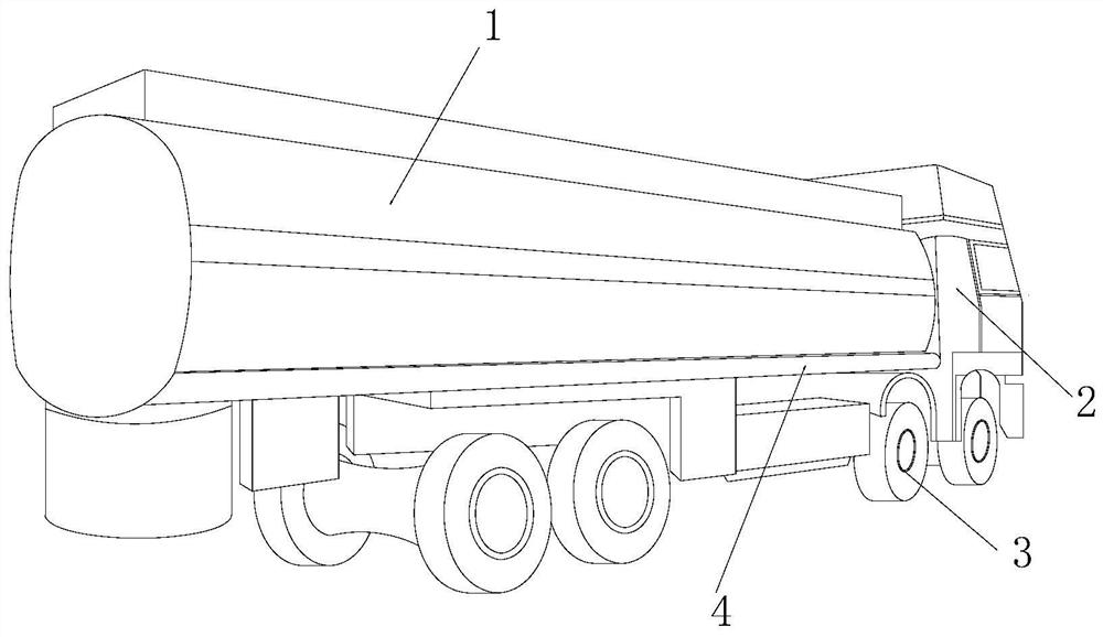 Constant-temperature transport vehicle for chemical industry chemicals