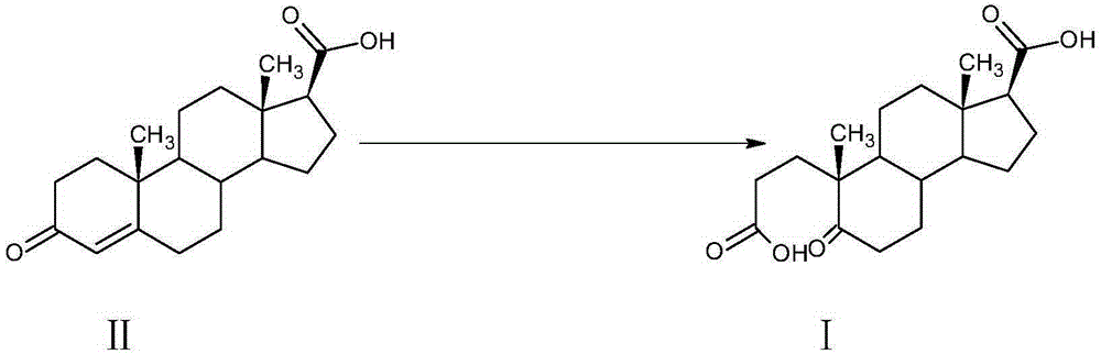 A kind of preparation method of α-abortion-3,5-cracking-androst-5-one-3,17-dioic acid