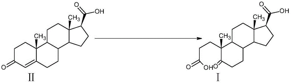 A kind of preparation method of α-abortion-3,5-cracking-androst-5-one-3,17-dioic acid