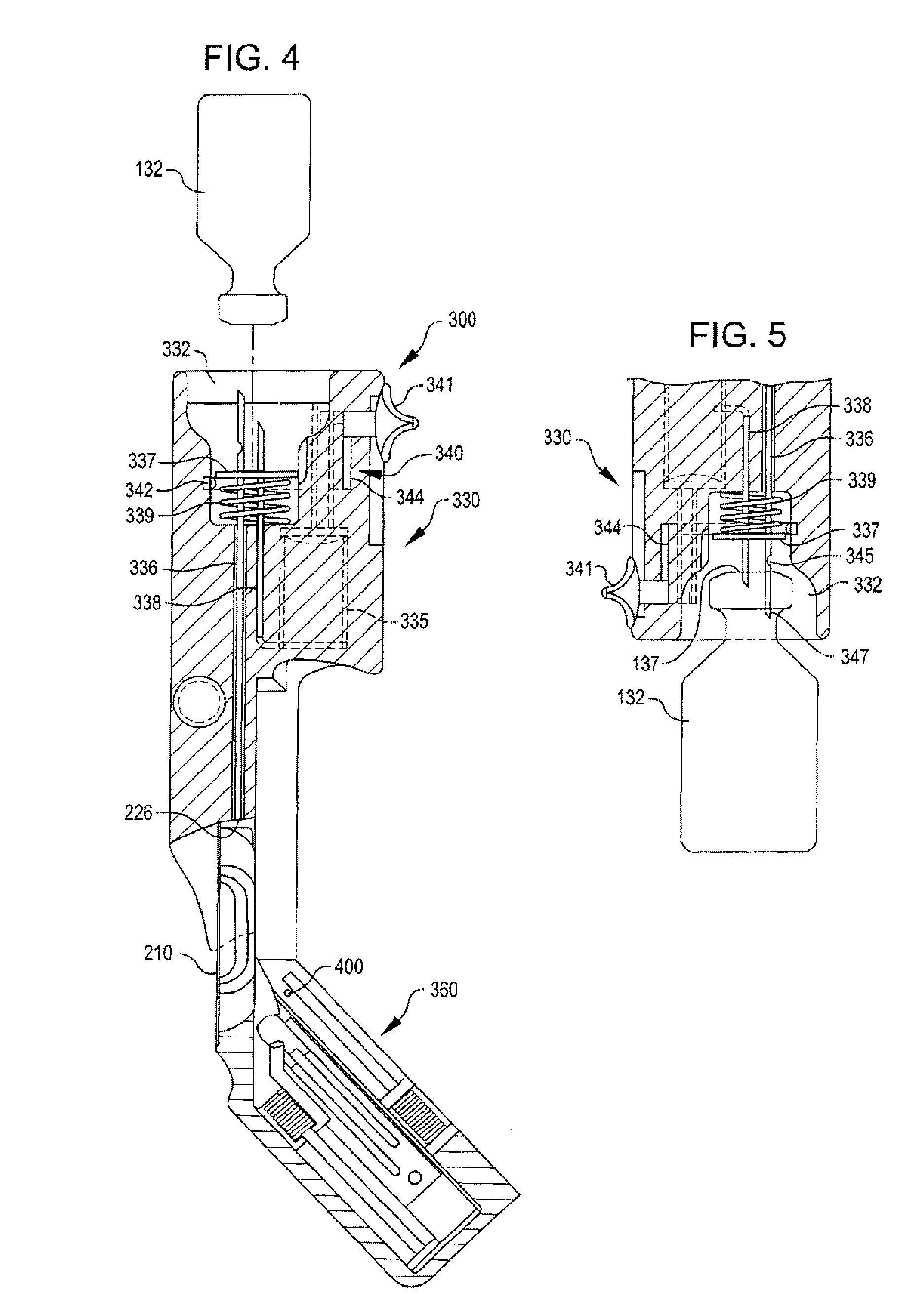 Disposable infusion device with locked cannula