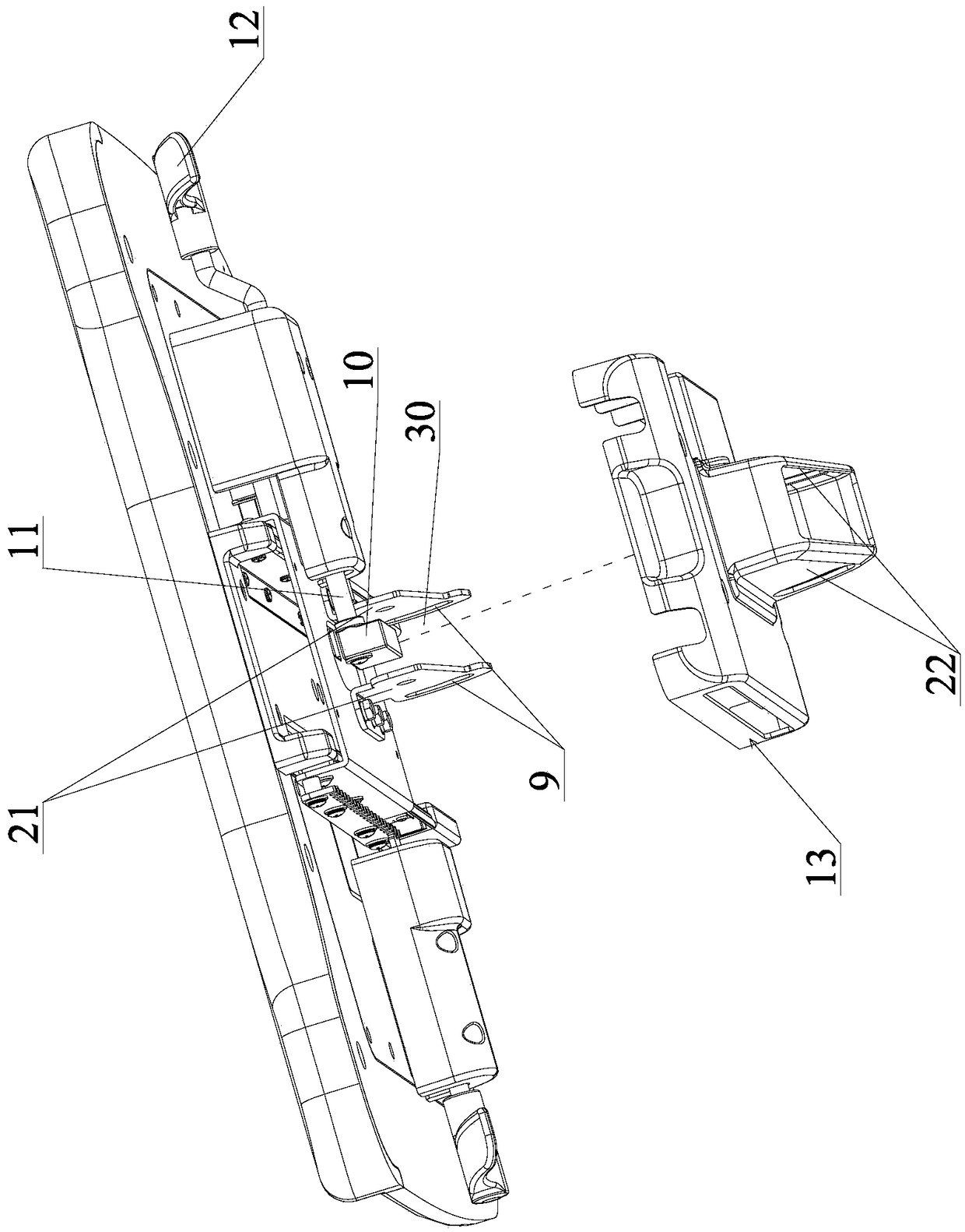 Exercise bike with table board