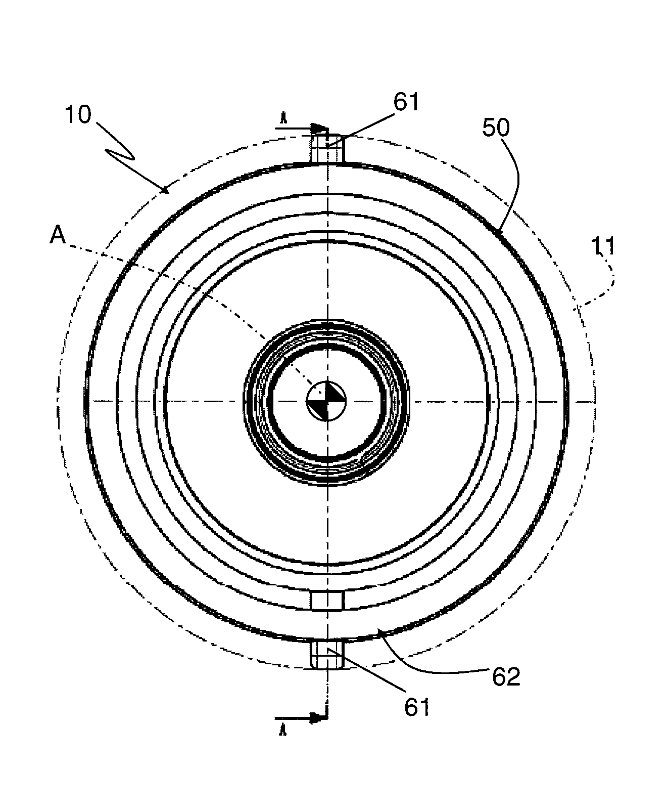 Bearing assembly for washing machine tubs