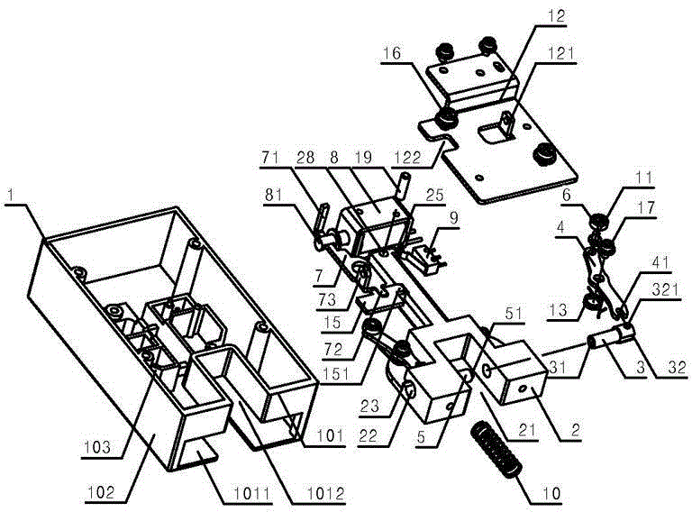 A firearm locking device