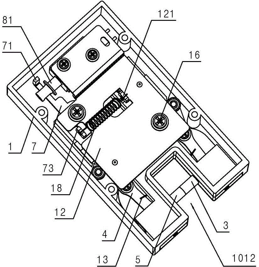 A firearm locking device