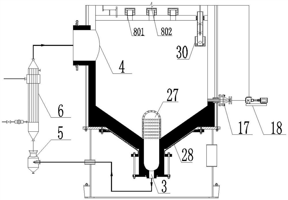 Graphite bubble-cap tower for purifying wet-process phosphoric acid by solvent extraction method