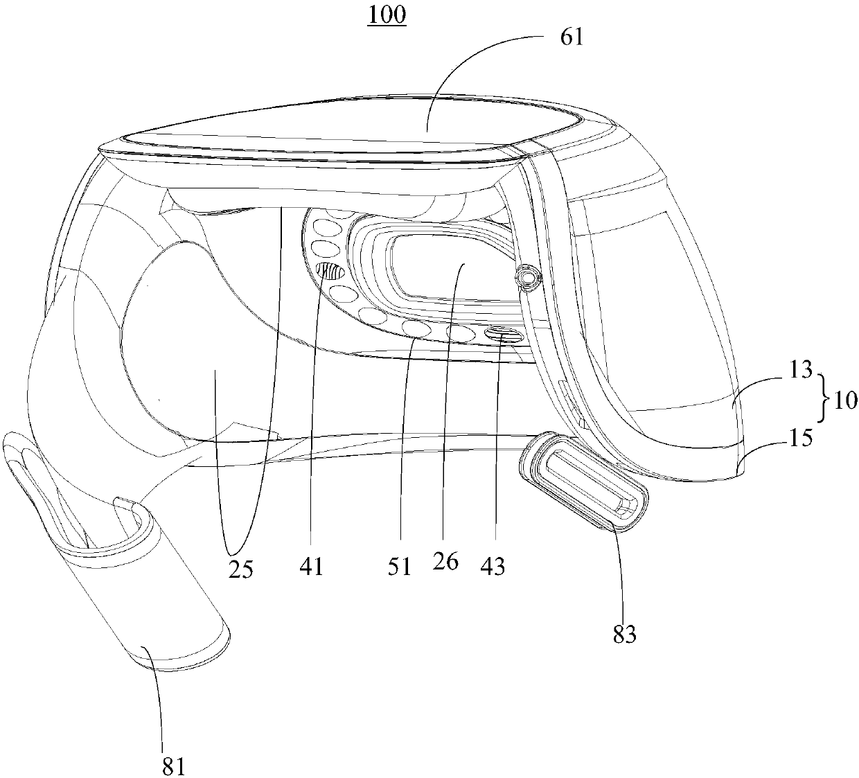 Massage physiotherapy instrument