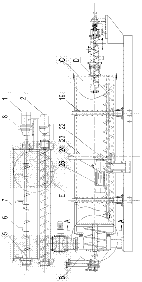 Method for using slag cooler special for heat storage secondary combustion purifying device for treating solid waste for adsorbing VOCs waste gas