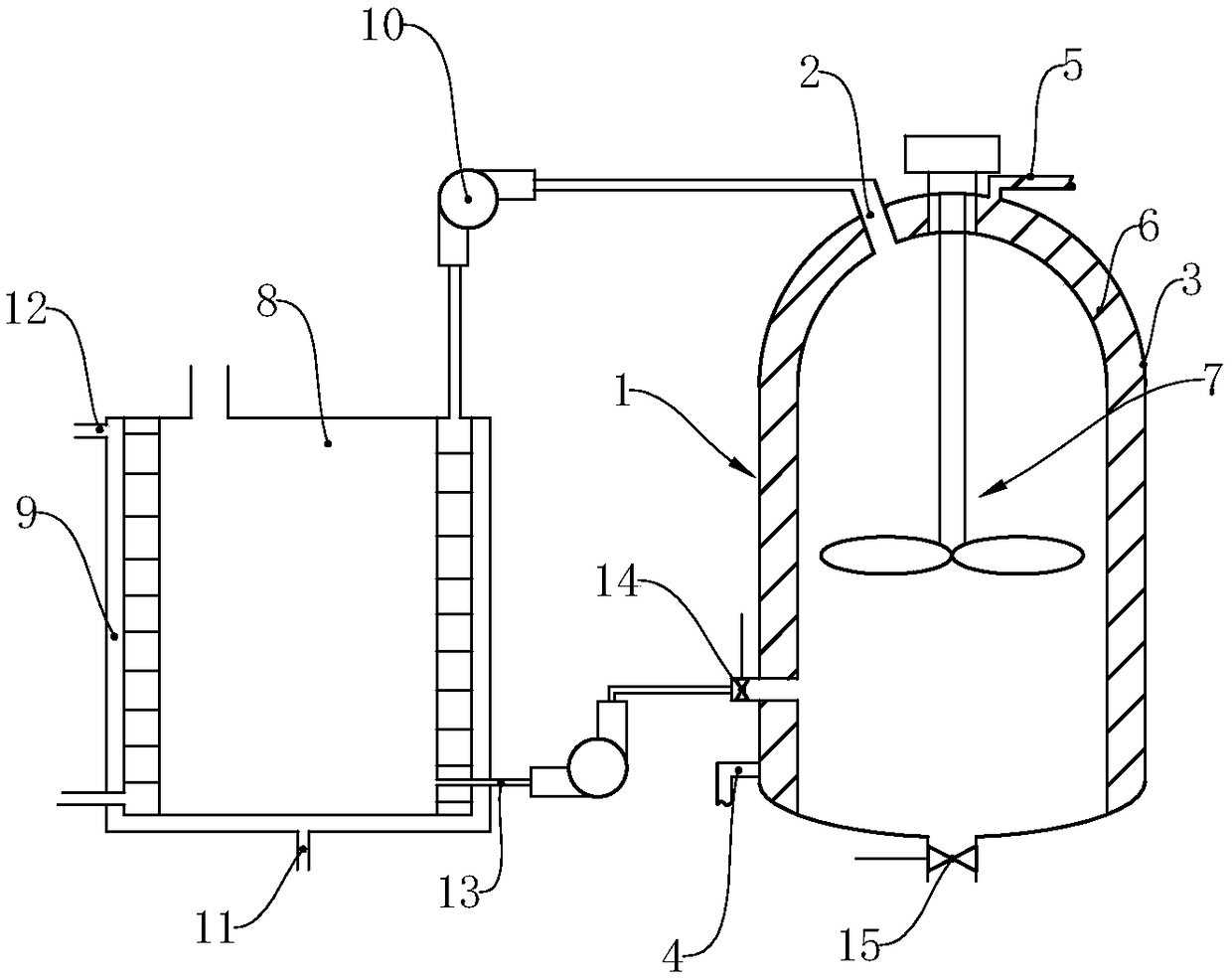 Energy-efficient sulfonation reaction device and method for naphthalene water reducers