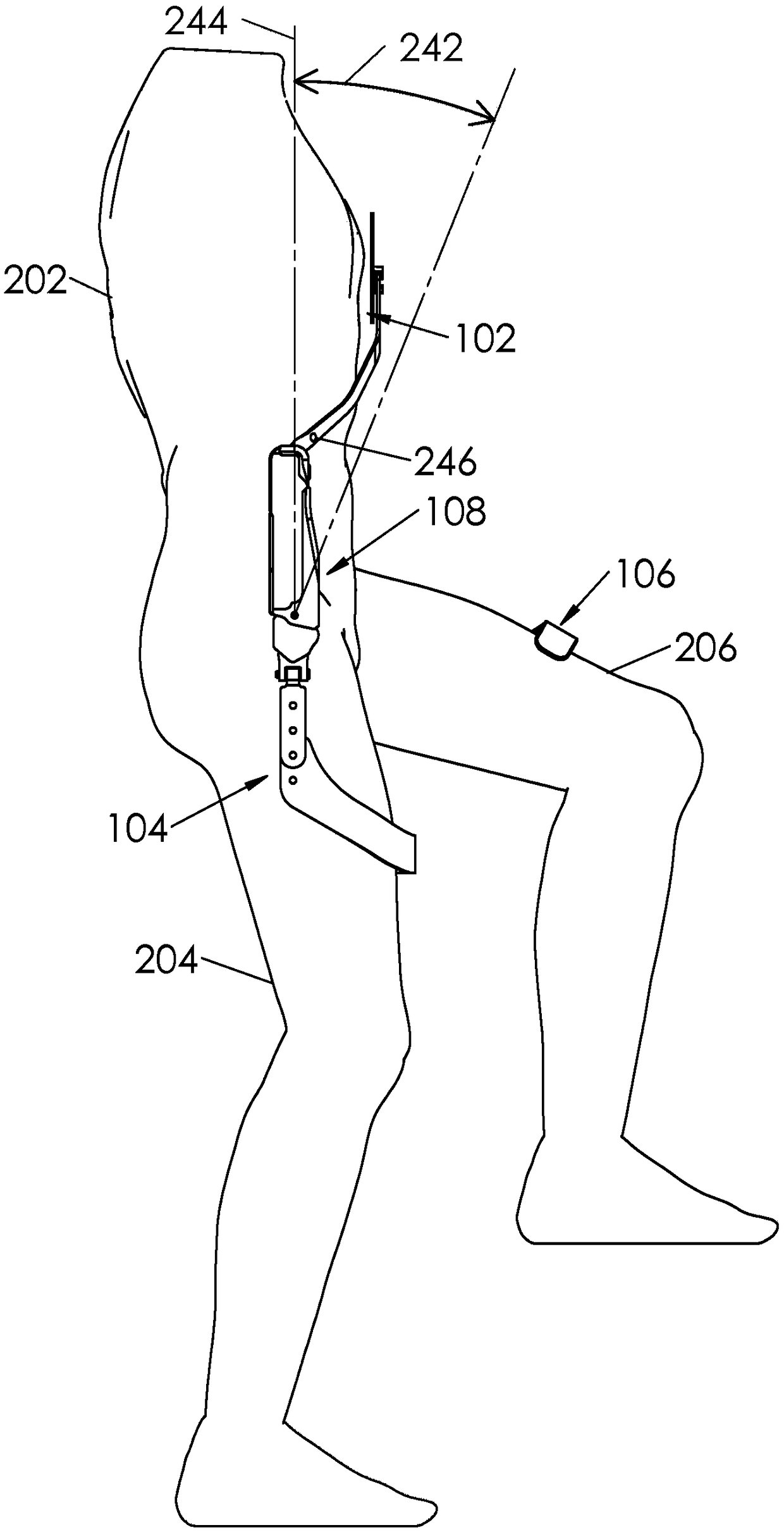 Trunk supporting exoskeleton and method of use