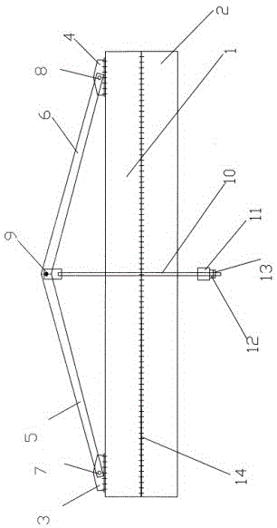 Mounting device for laminated beams of main girder