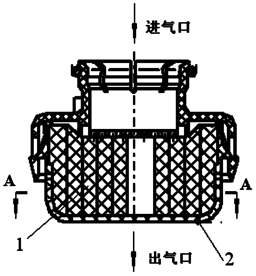 Commercial vehicle diesel engine brake system exhaust silencer