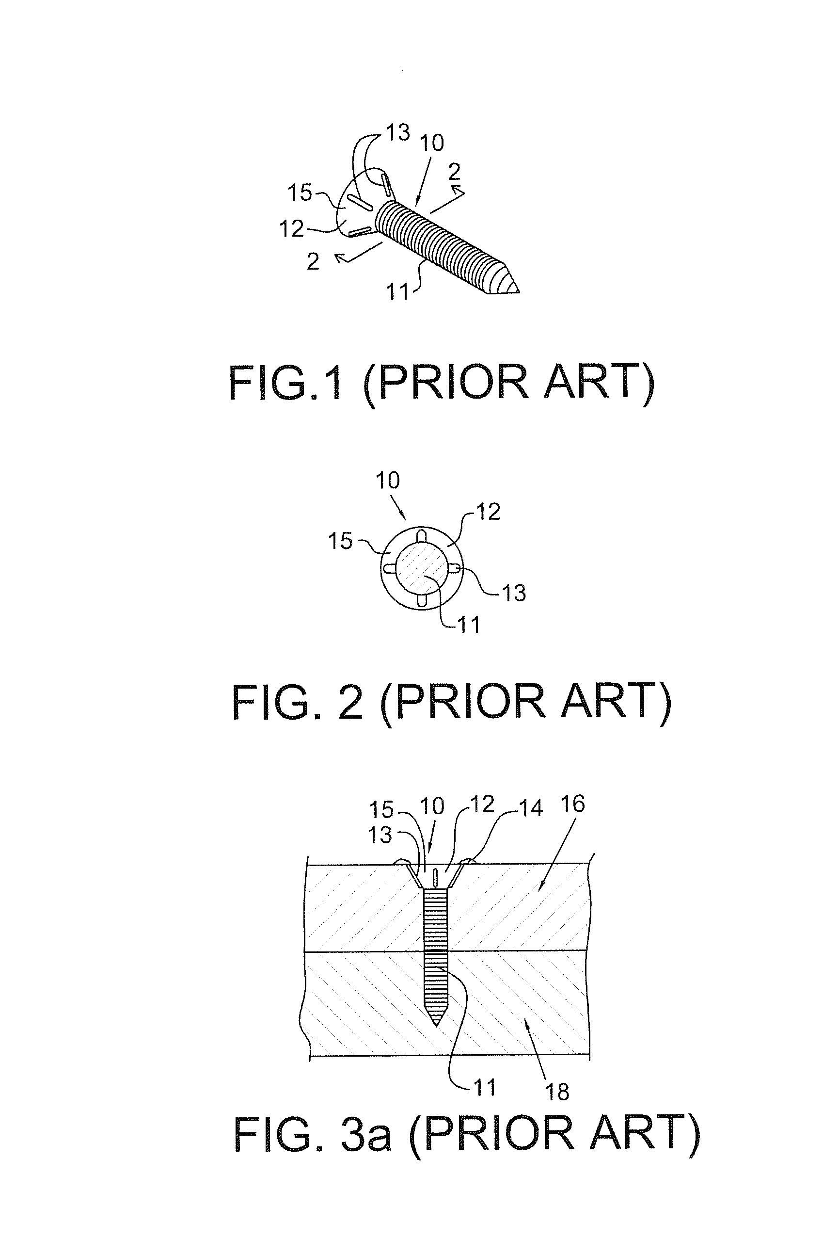 Screw for avoiding cracks and burrs