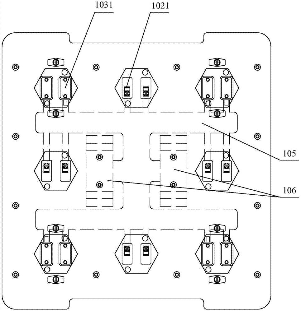 Electric heating element electrifying board