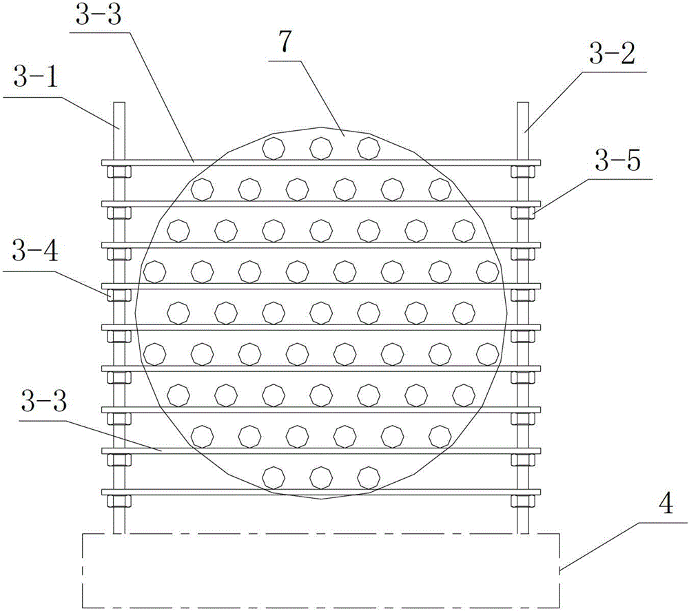 Adjustable installation device and method for tantalum heater