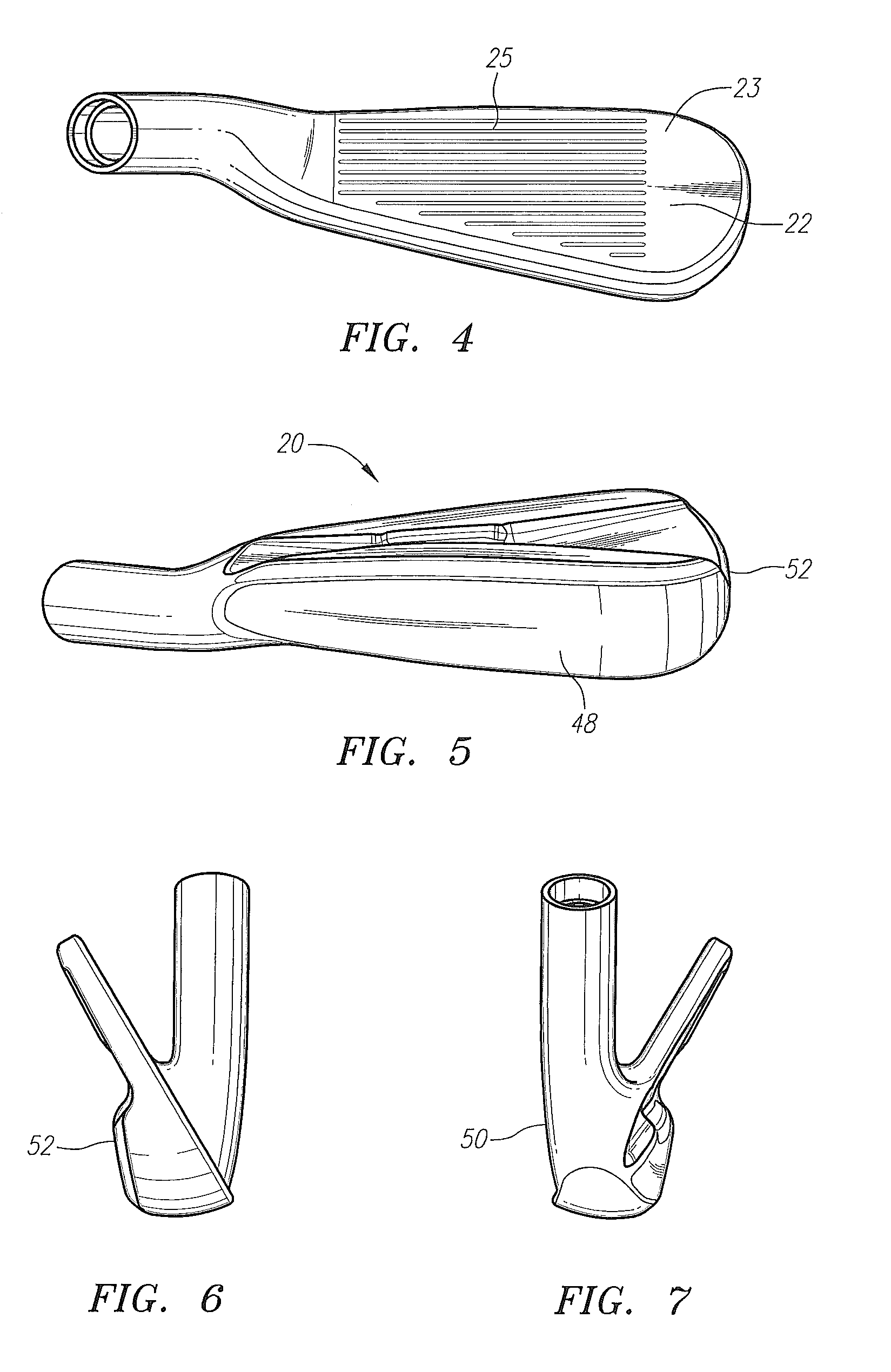 Golf club head with grooves