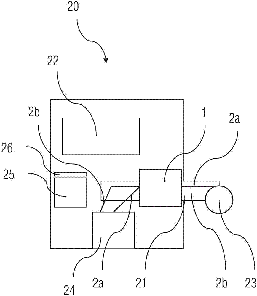 Filling device and automatic placement machine