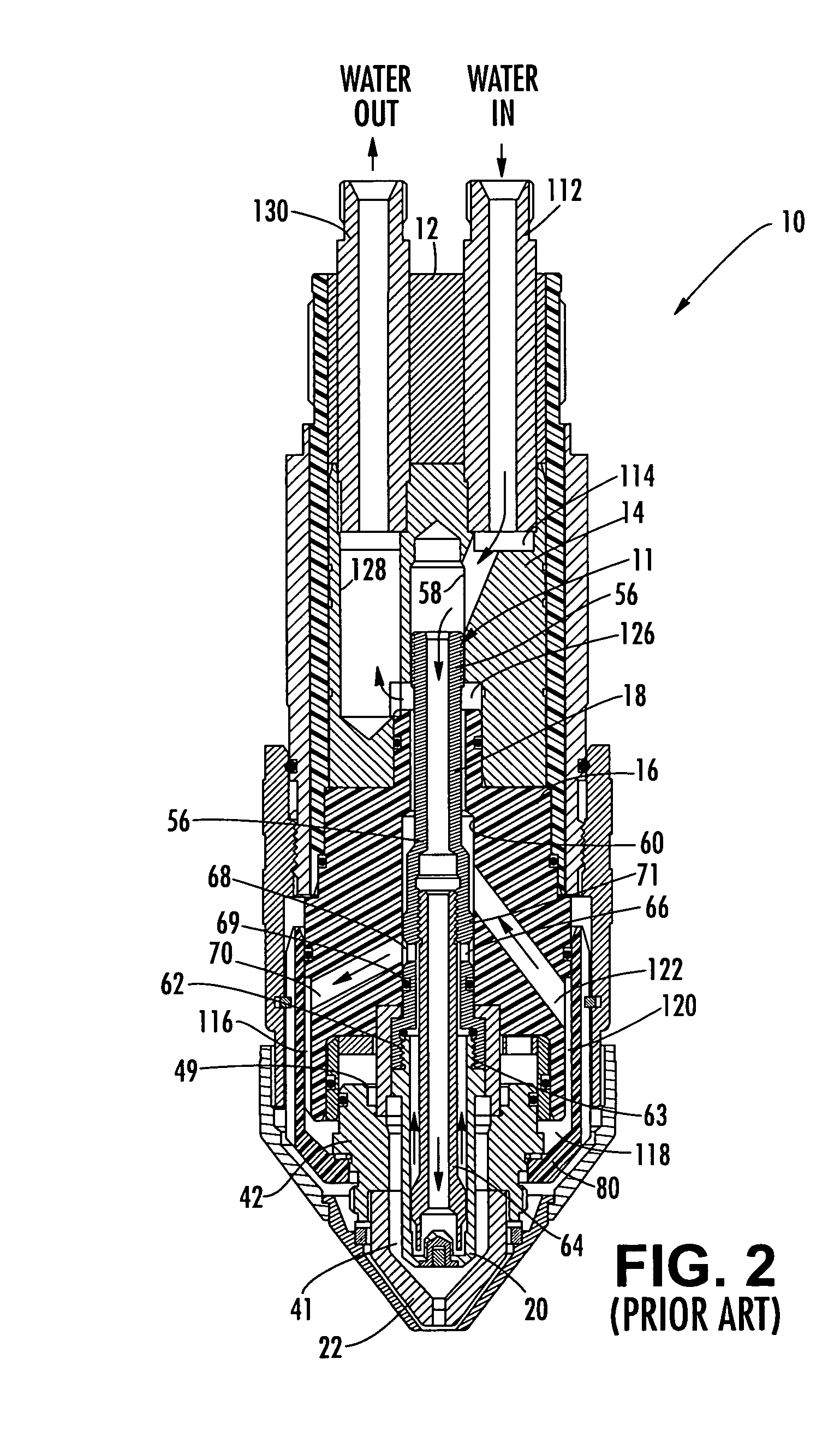 Electrode and electrode holder with threaded connection