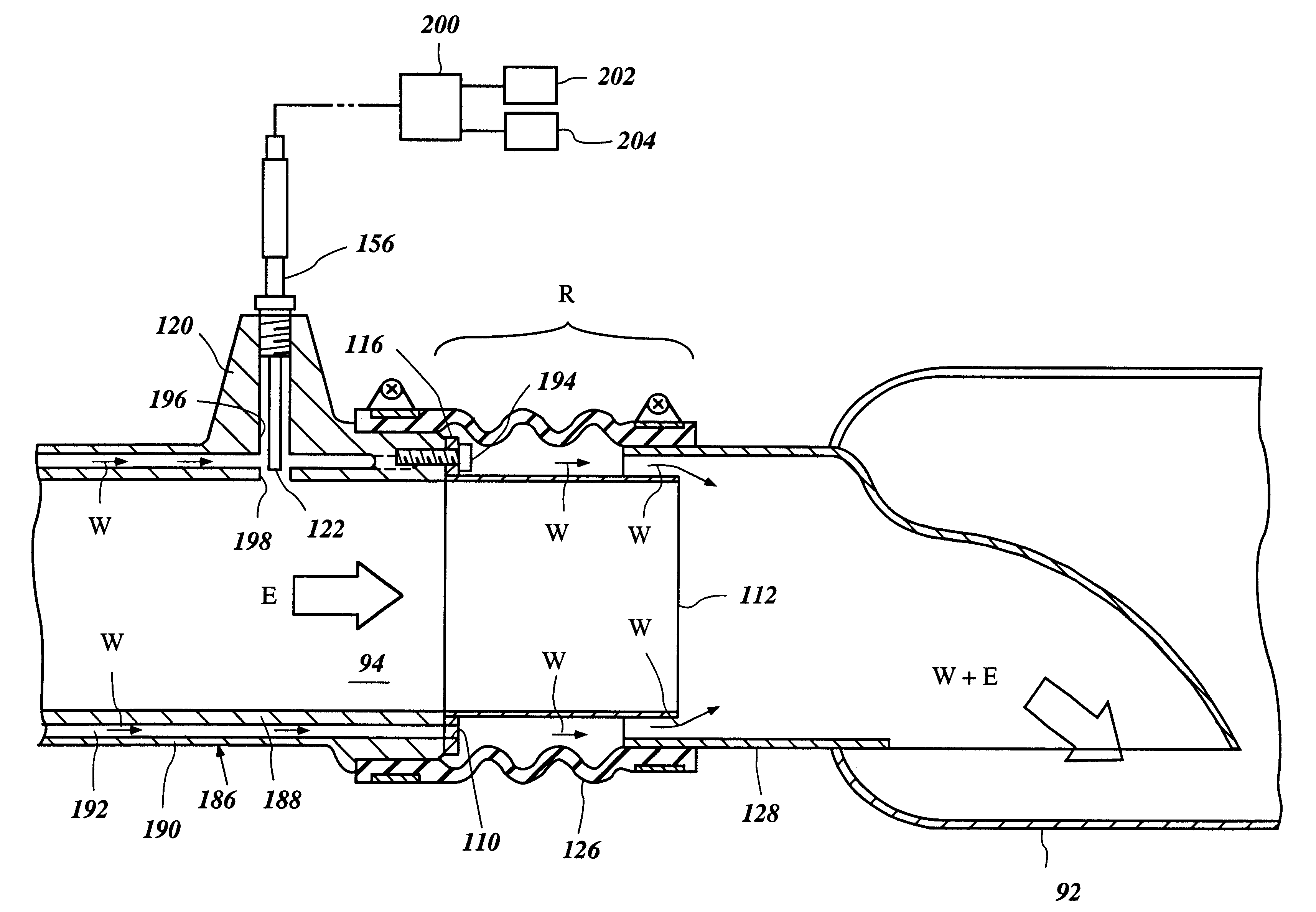 Exhaust and control for watercraft engine