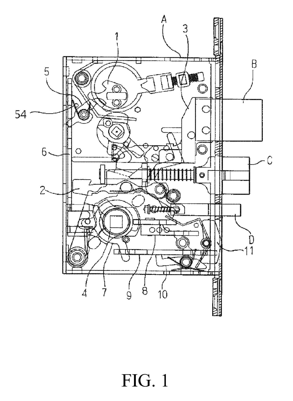 Lock structure suitable for various lock cores