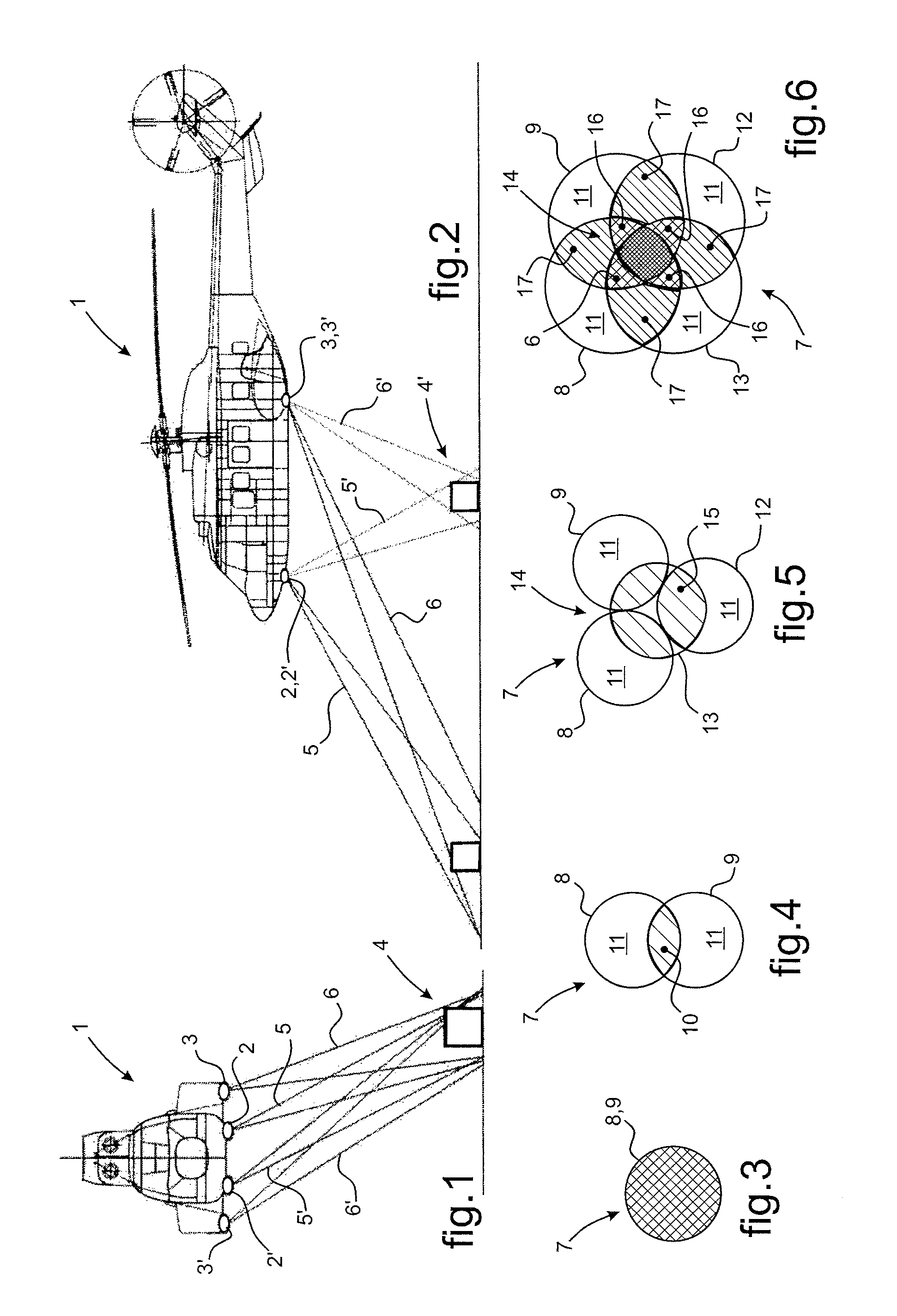 Rotorcraft having lighting equipment with a plurality of headlights operated for landing, winching, and searching