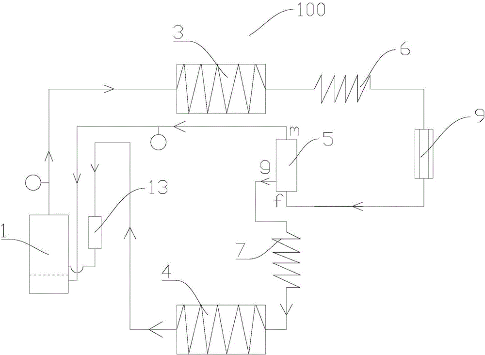 Single-refrigeration type air conditioner and control method thereof