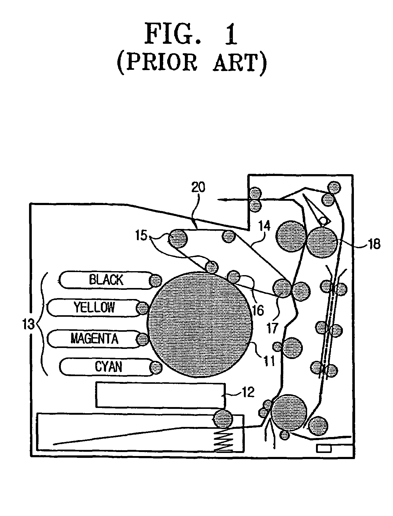 Transfer unit used with image forming apparatus