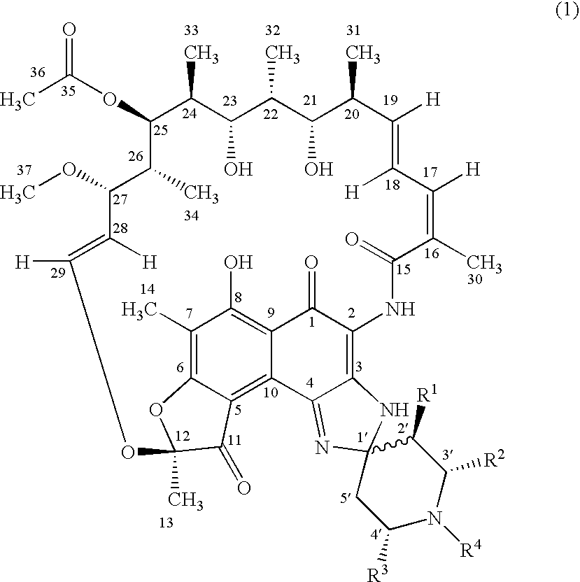 Spiropiperidylrifamycins for the Treatment of Mycobacterial Infections