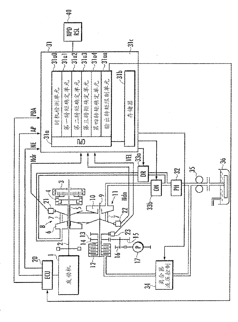 Output torque control device