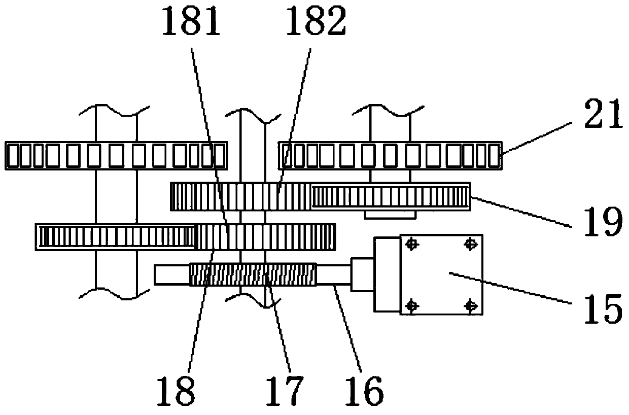 Automatic rotary file taking device based on motor control