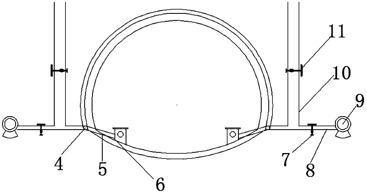 Waterproof and drainage structure for multi-year frozen soil sections of tunnels in cold areas