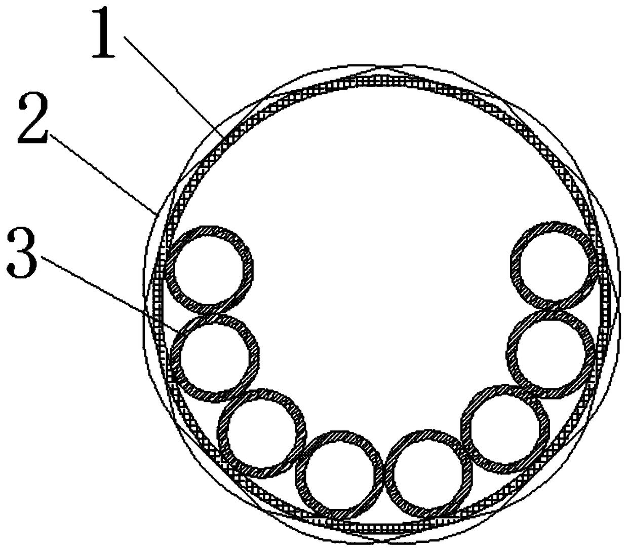 Waterproof and drainage structure for multi-year frozen soil sections of tunnels in cold areas