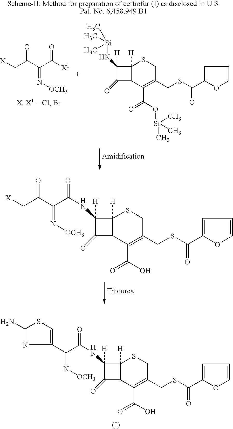 Method for manufacture of ceftiofur