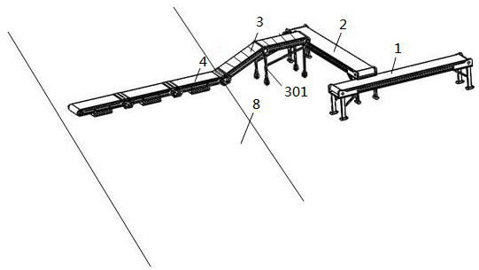 Typha latifolia harvesting and warehousing device and harvesting and warehousing method