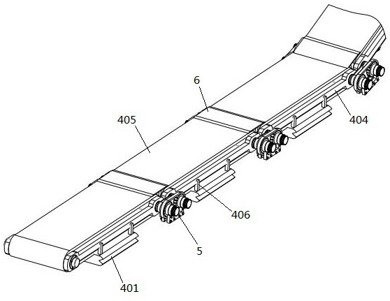 Typha latifolia harvesting and warehousing device and harvesting and warehousing method