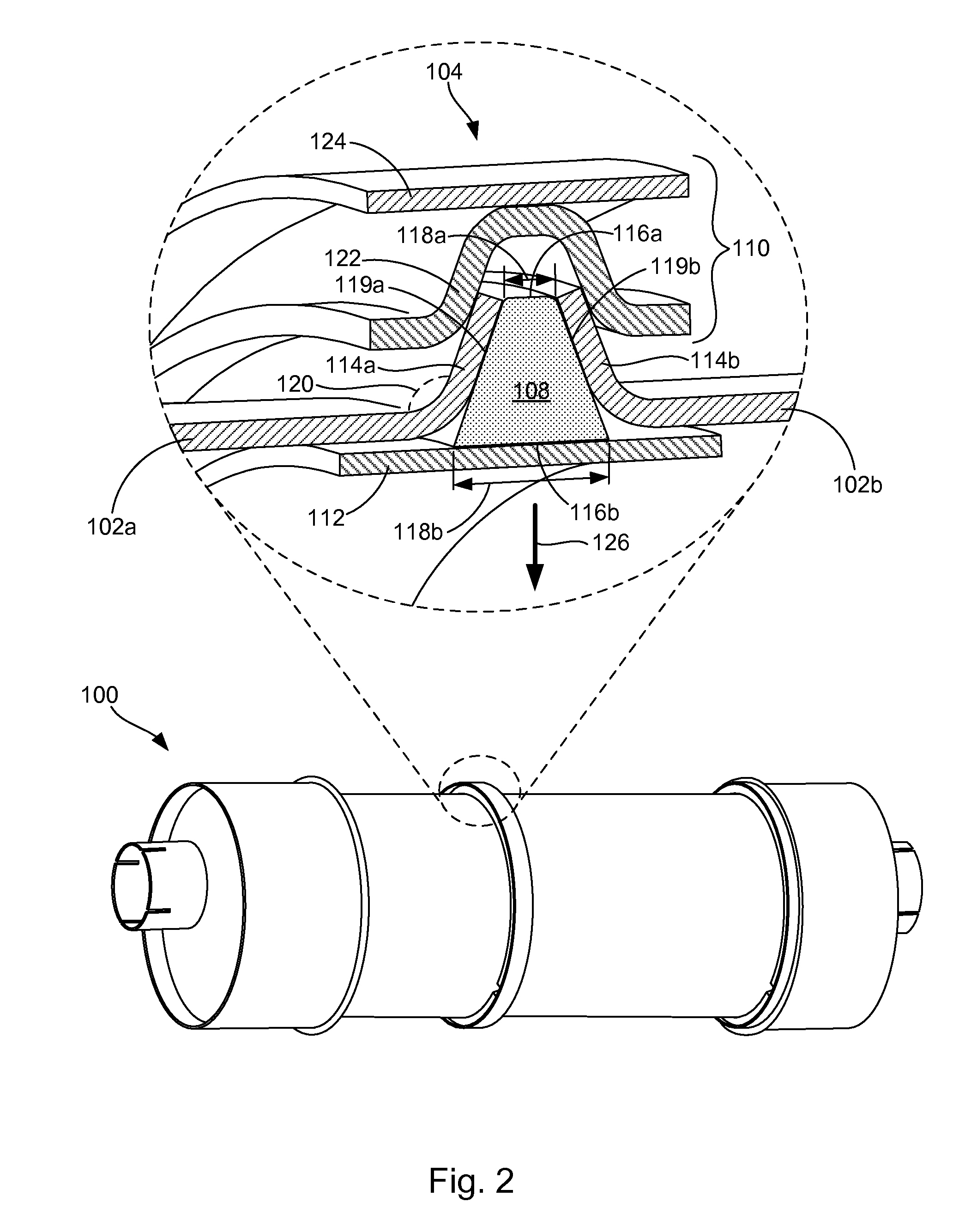 Tapered annular gasket and joint for use of same