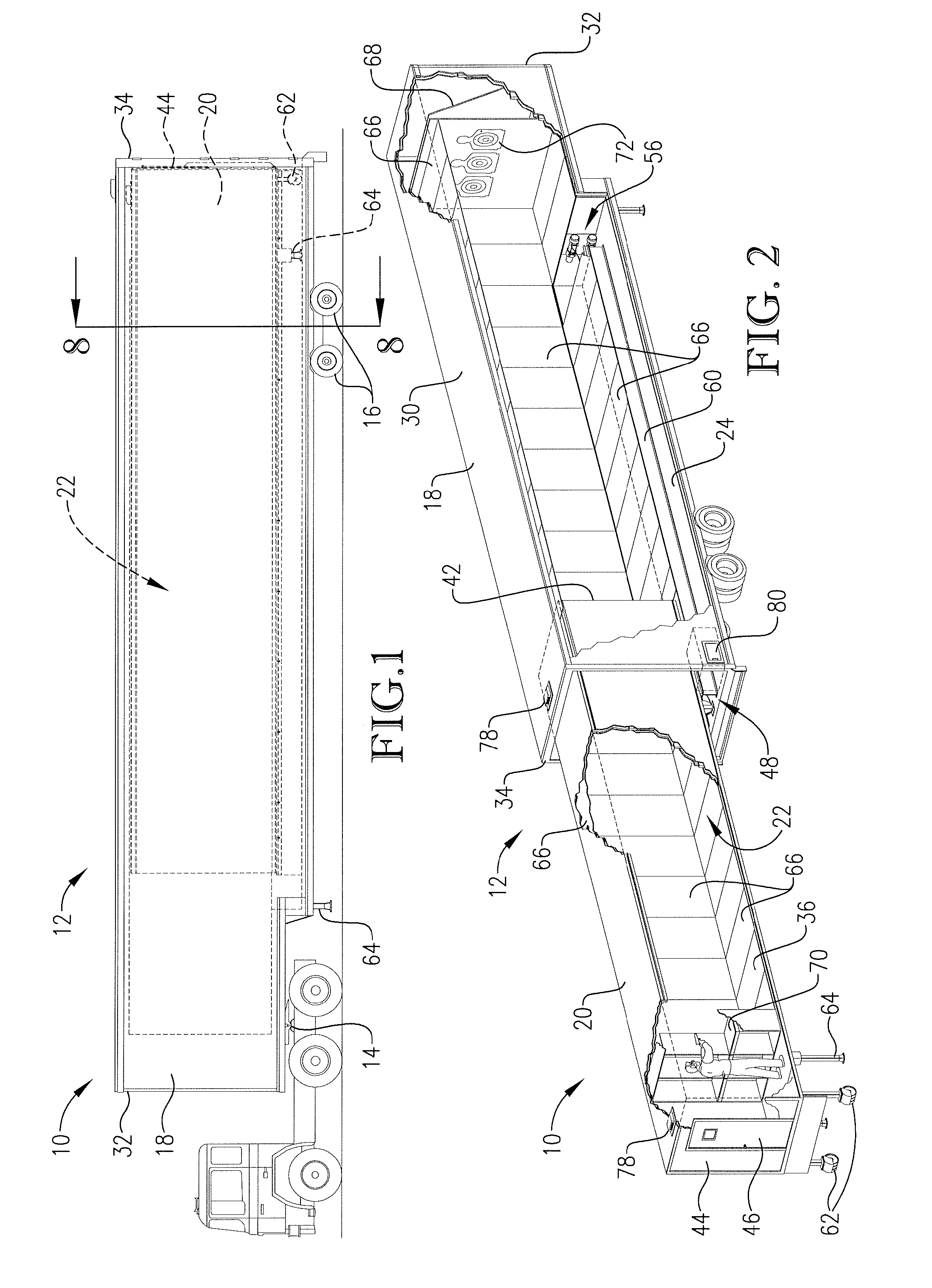 Mobile target range trailer