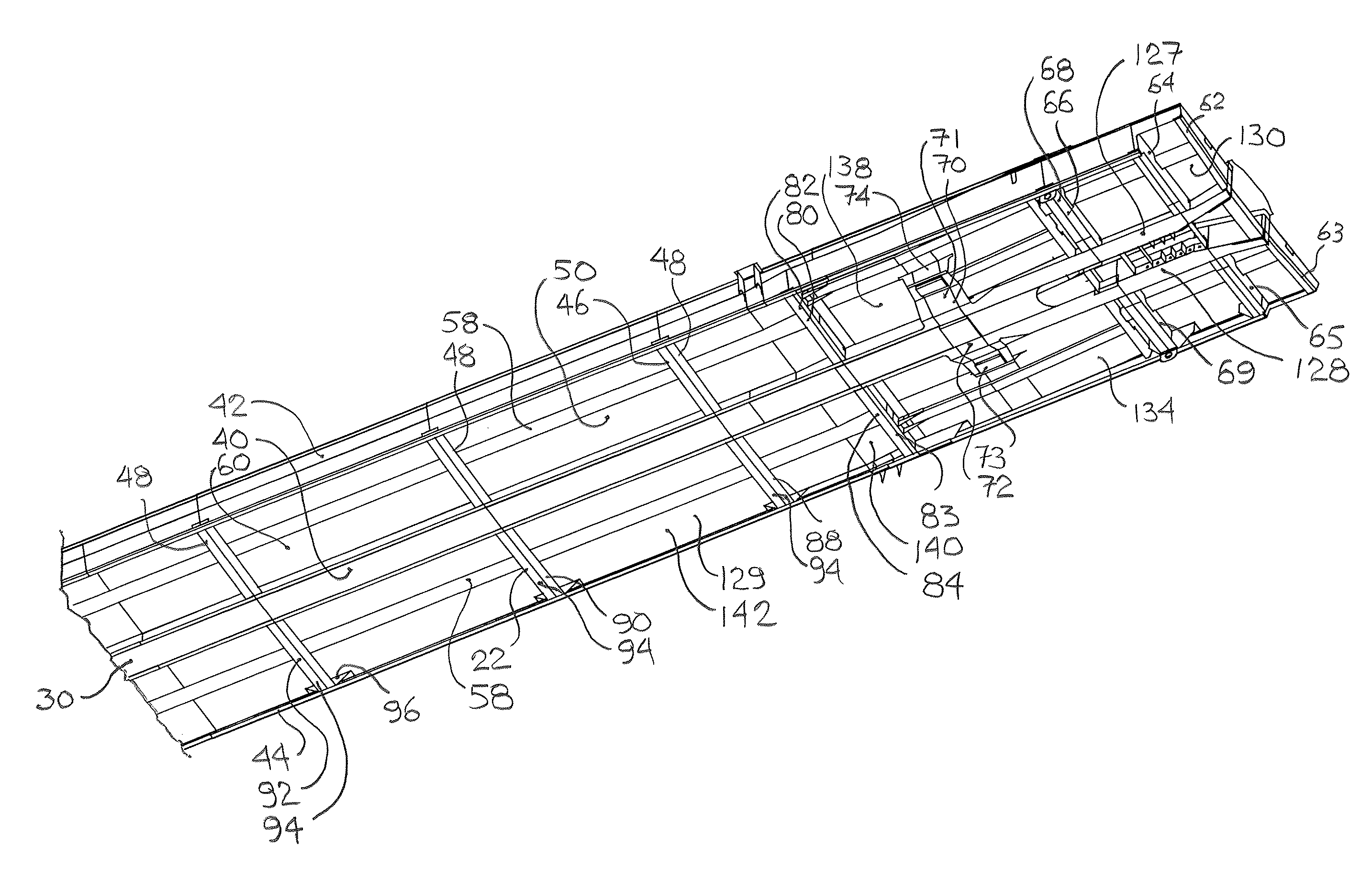 Autorack railroad car and underframe therefor