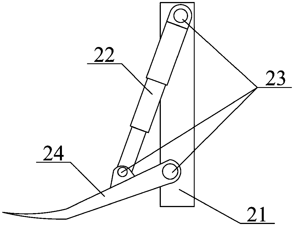 An agricultural hay collection device