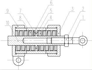 Damping-adjustable front wheel shimmy damper for small and medium-sized unmanned aerial vehicles