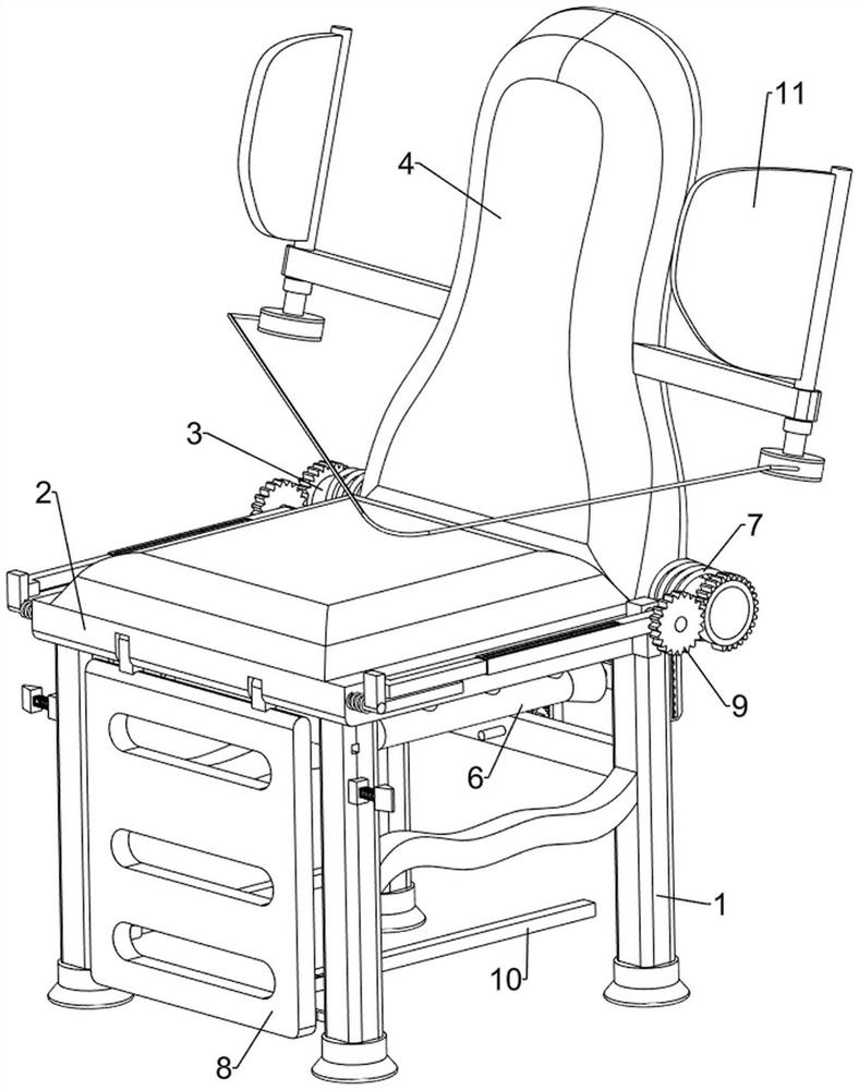 Soft seat suitable for auxiliary cooling of stool plate in summer