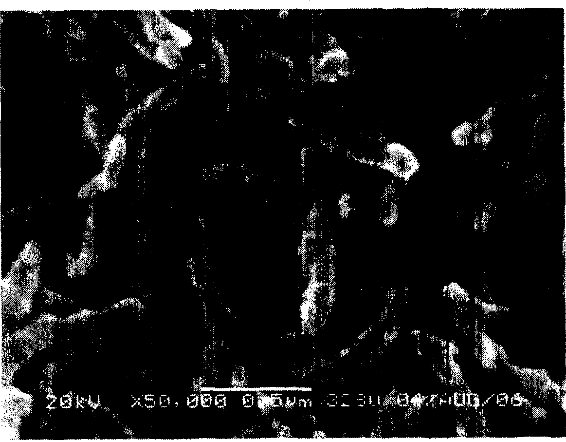 Method of preparing super capacitor electrode material polyaniline nano fiber