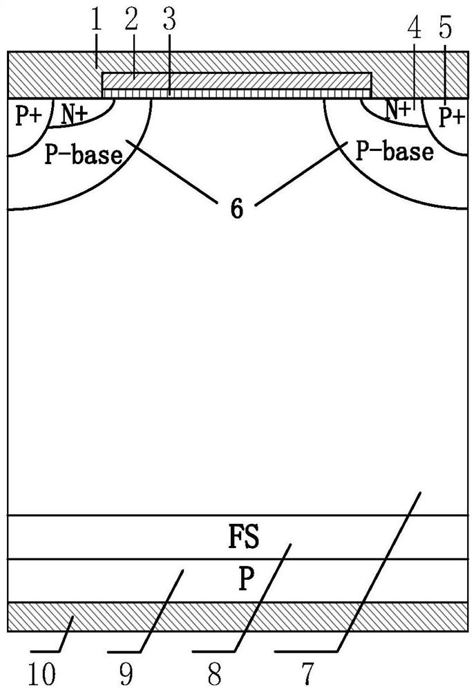 A bipolar power semiconductor device and its preparation method