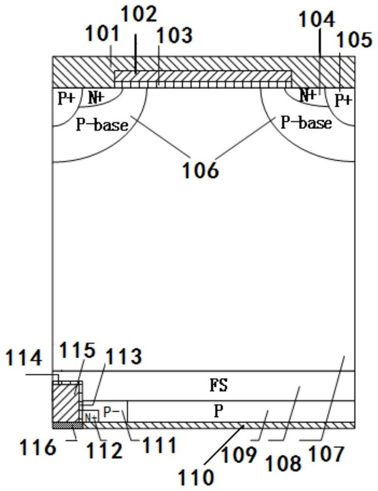 A bipolar power semiconductor device and its preparation method