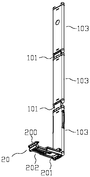 Support device with charging function