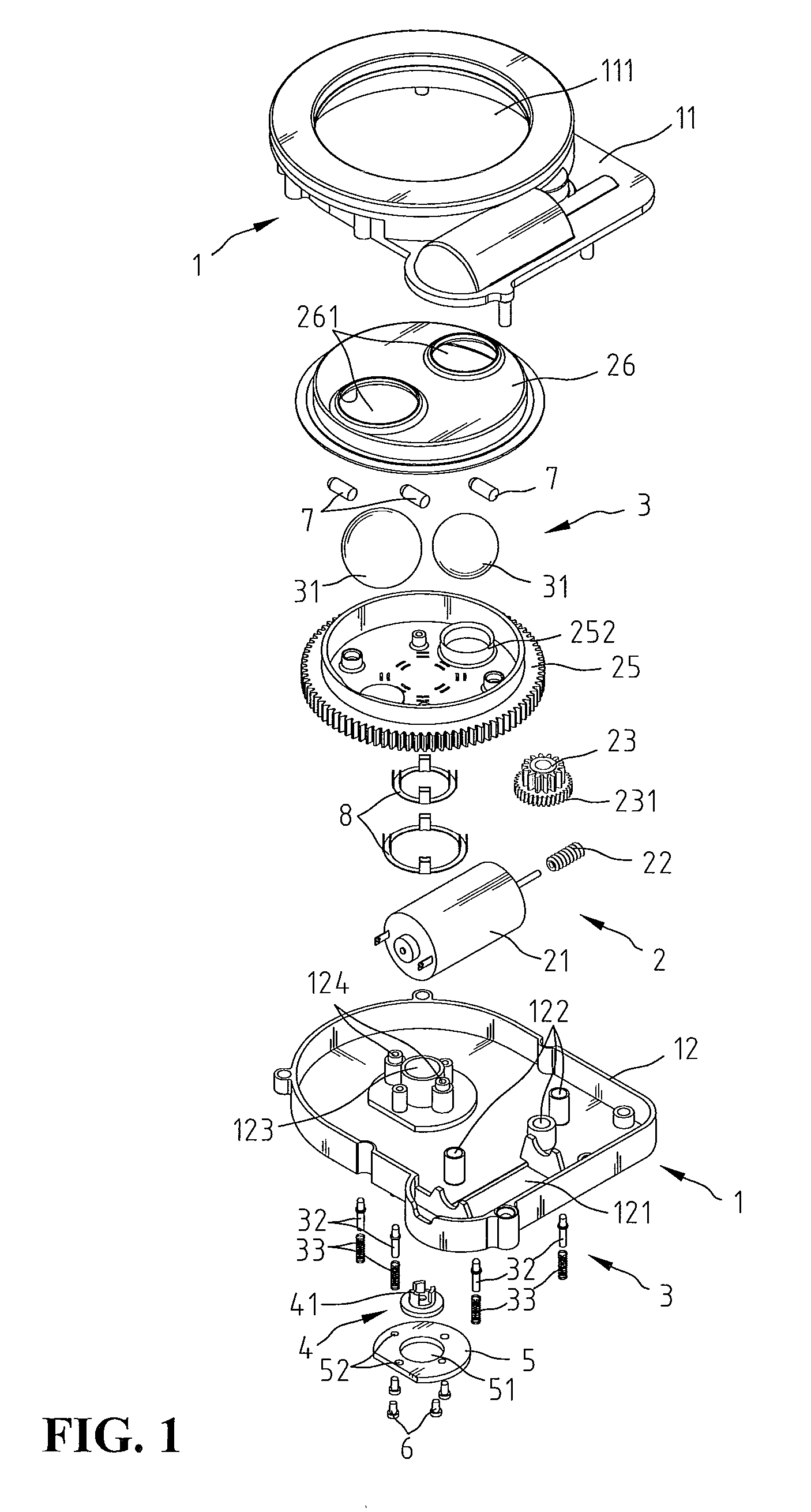 Rotary massage device