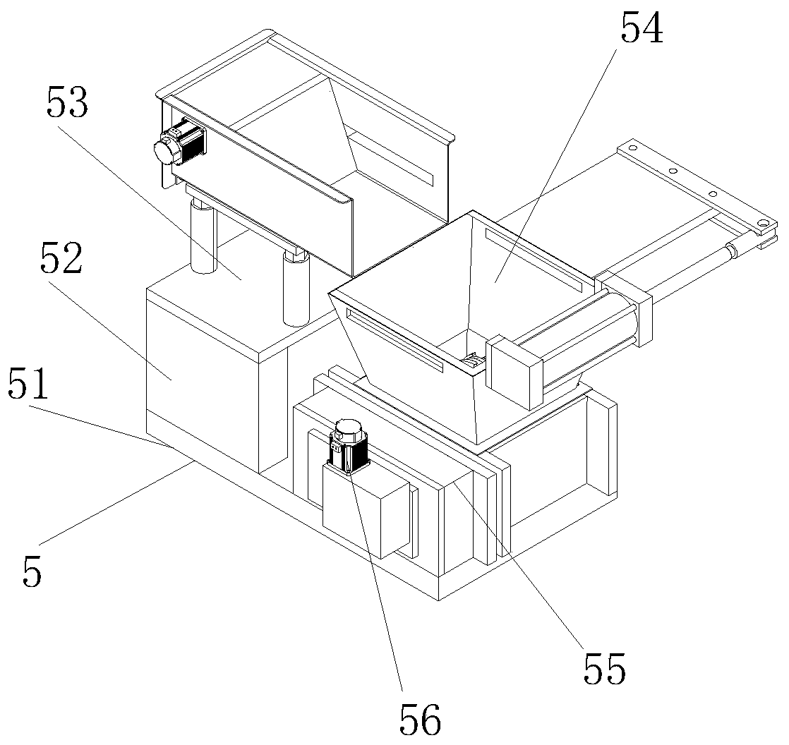 Conveying mechanism for waste plastic machining machine