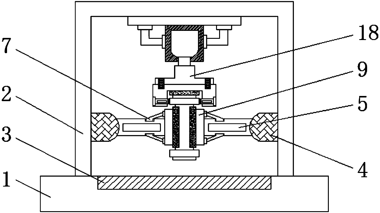 Valve machining fixing device with good clamping effect