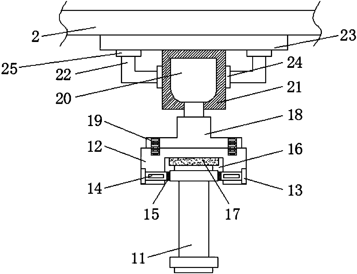 Valve machining fixing device with good clamping effect