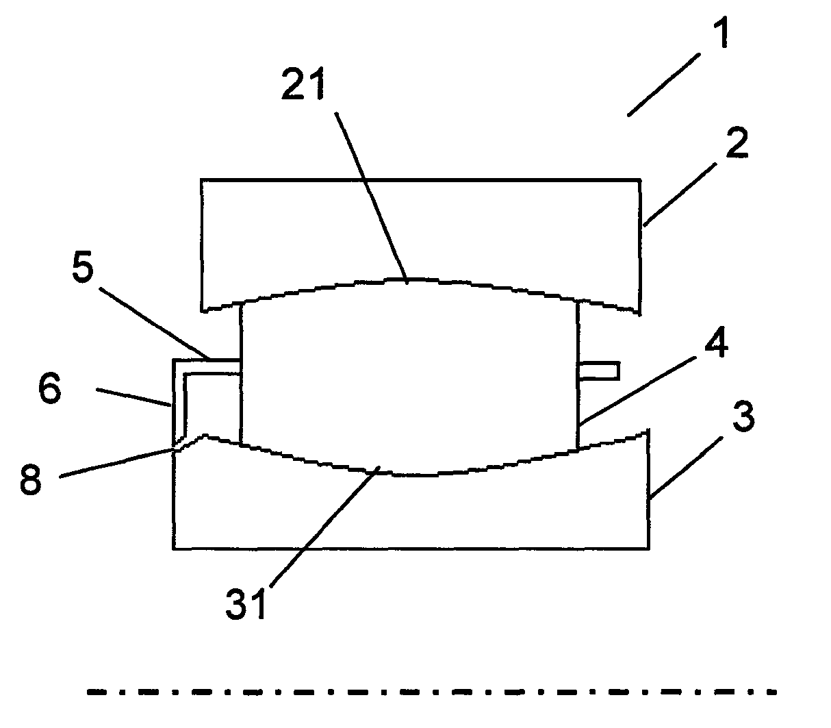 Toroidal roller bearing