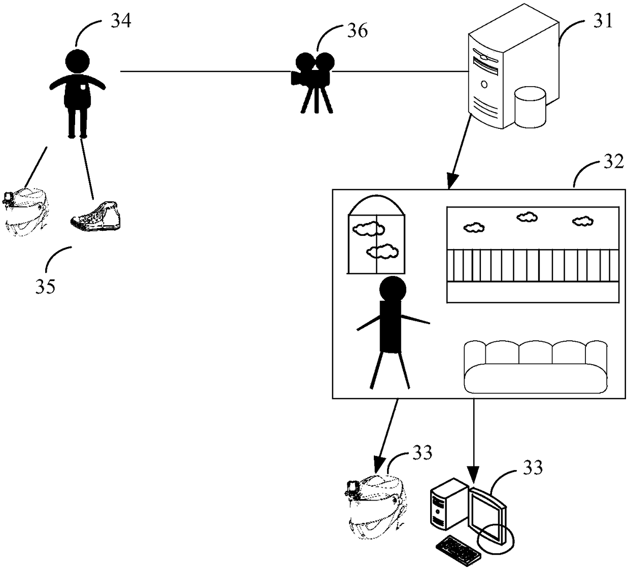 Method and system for displaying model house based on virtual reality